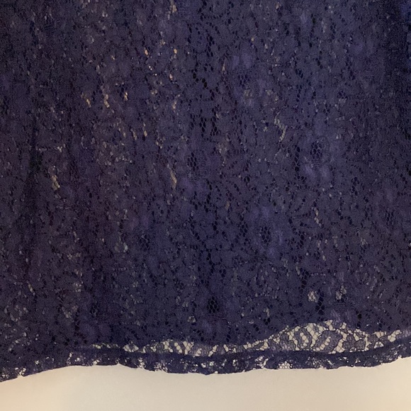 LOFT Like New Lace Top 3/4 Sleeve Length Size M - Picture 4 of 9